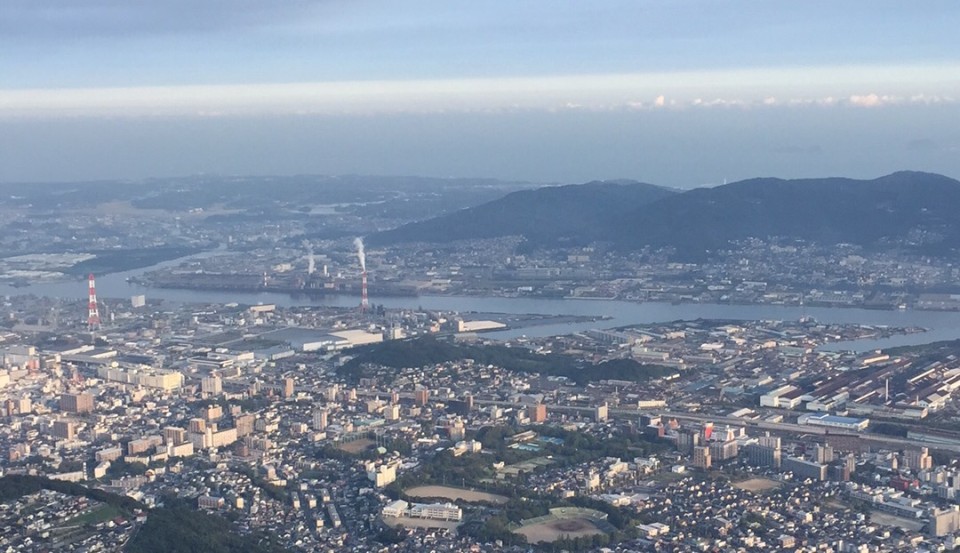 皿倉山頂からの風景