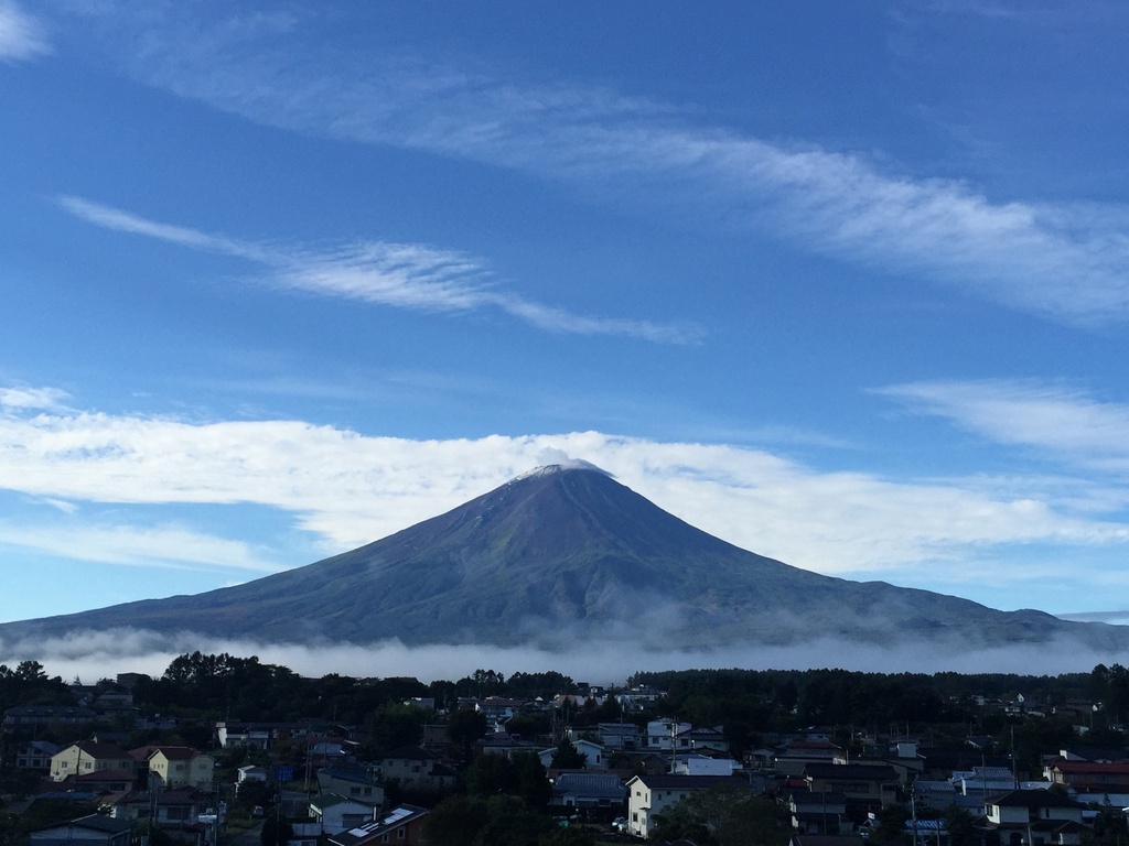 翌日の富士山