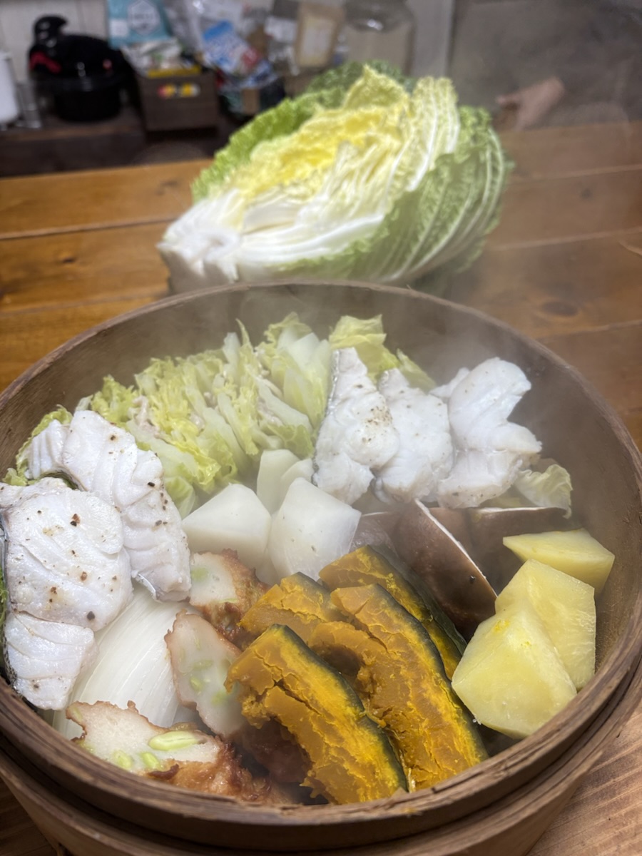 白菜の蒸し料理